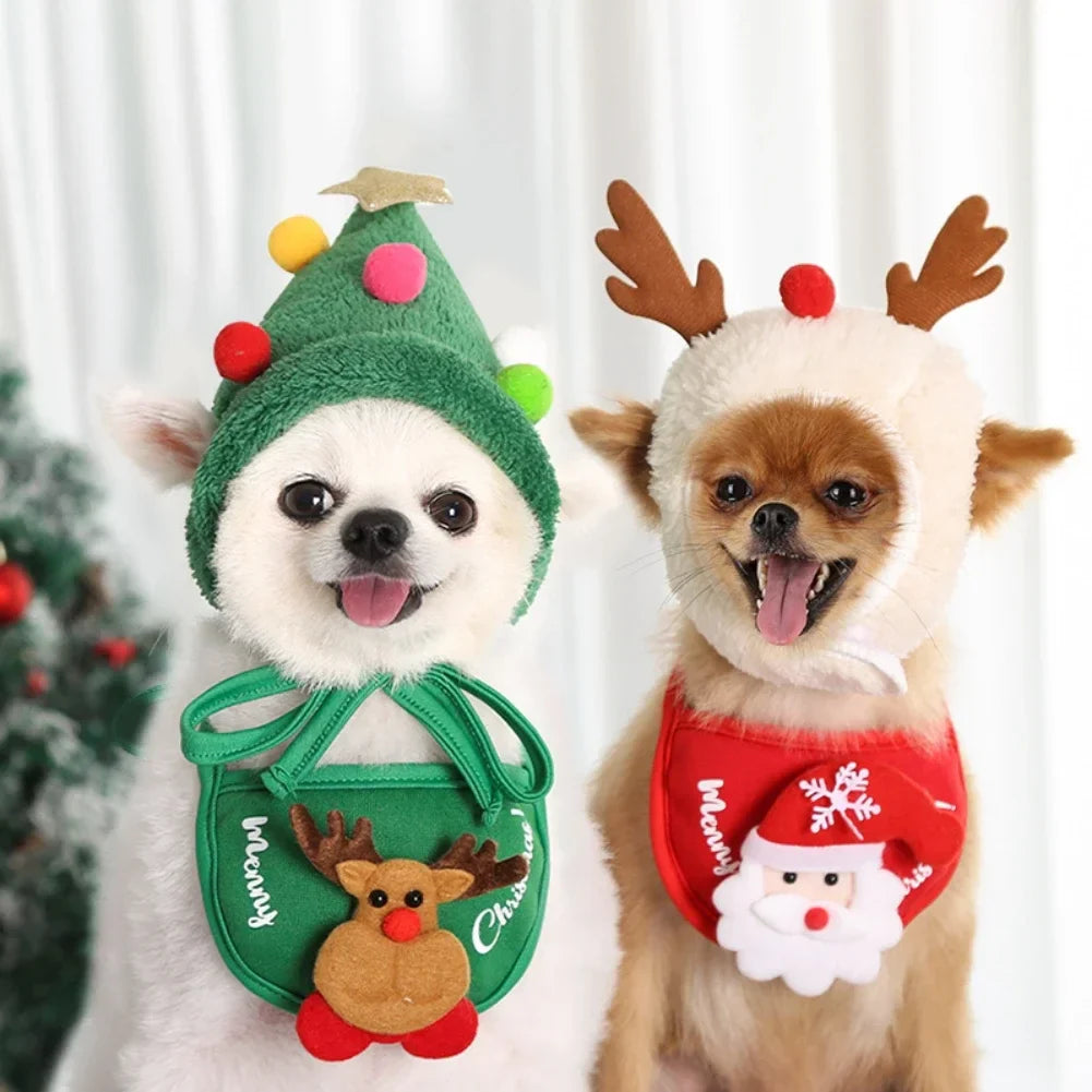 Chapéu Natalino para Cachorros - Acessório Festivo Confortável