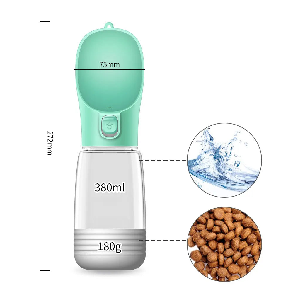 Container Portátil para Ração e Água de Cães