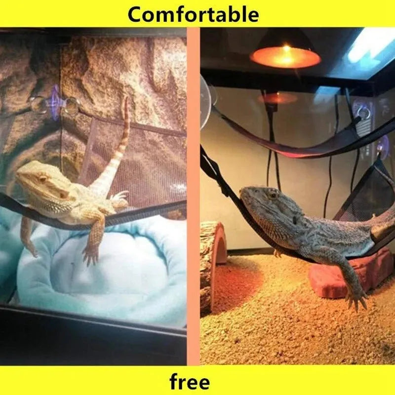 Hammock para Répteis: Estrutura de Escada Ideal para Dragões Barbudos e Gecko