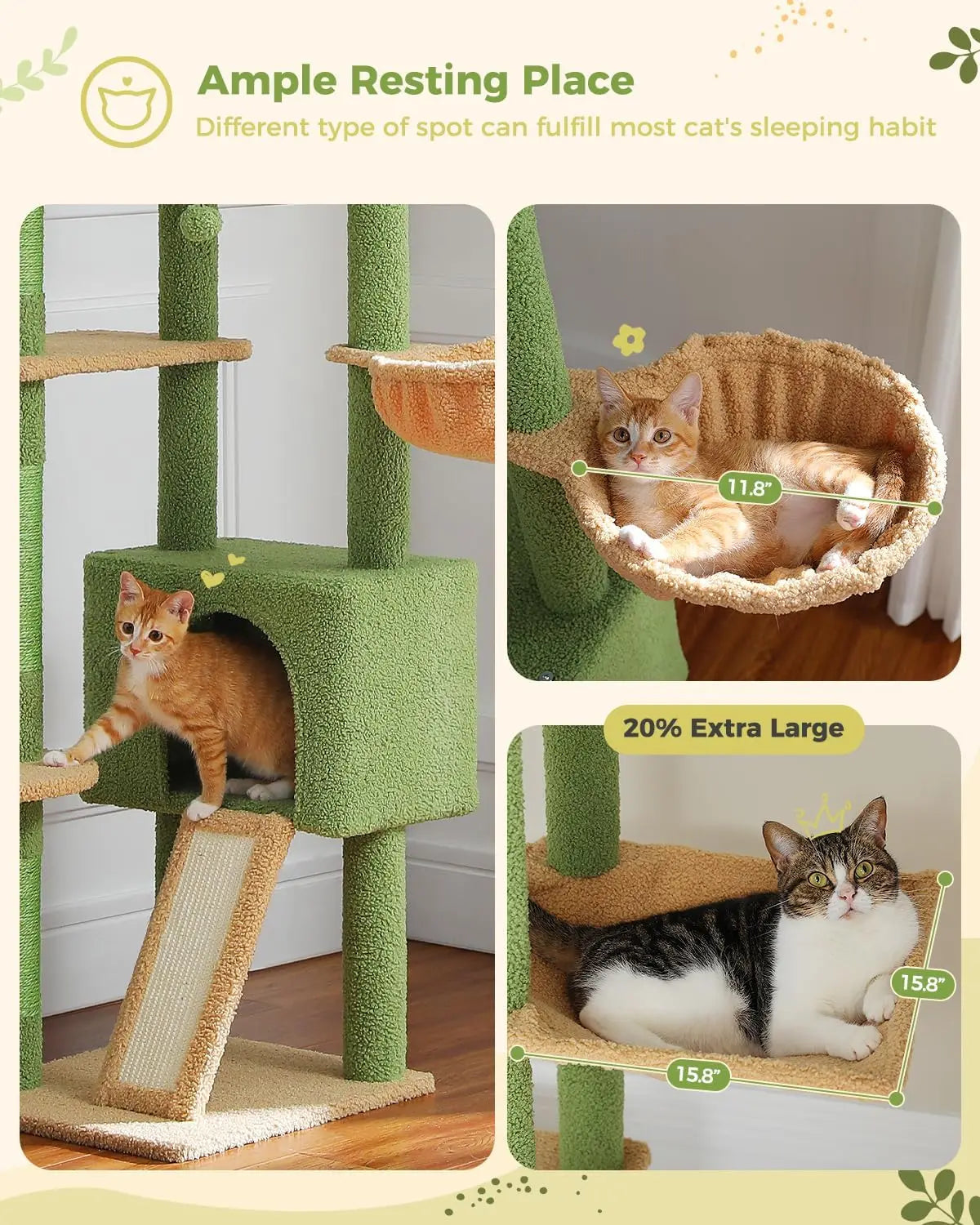 Torre para Gatos Ajustável do Chão ao Teto