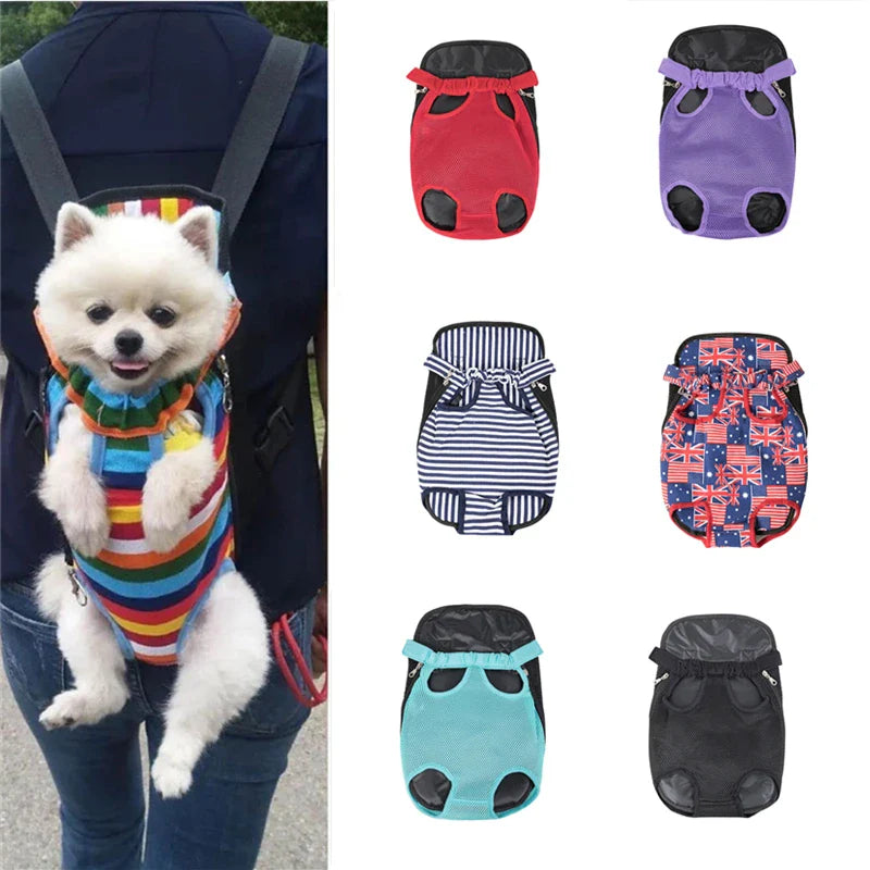 Mochila Transporte Pets Respirável para Cães e Gatos - Ideal para Viagens ao Ar Livre