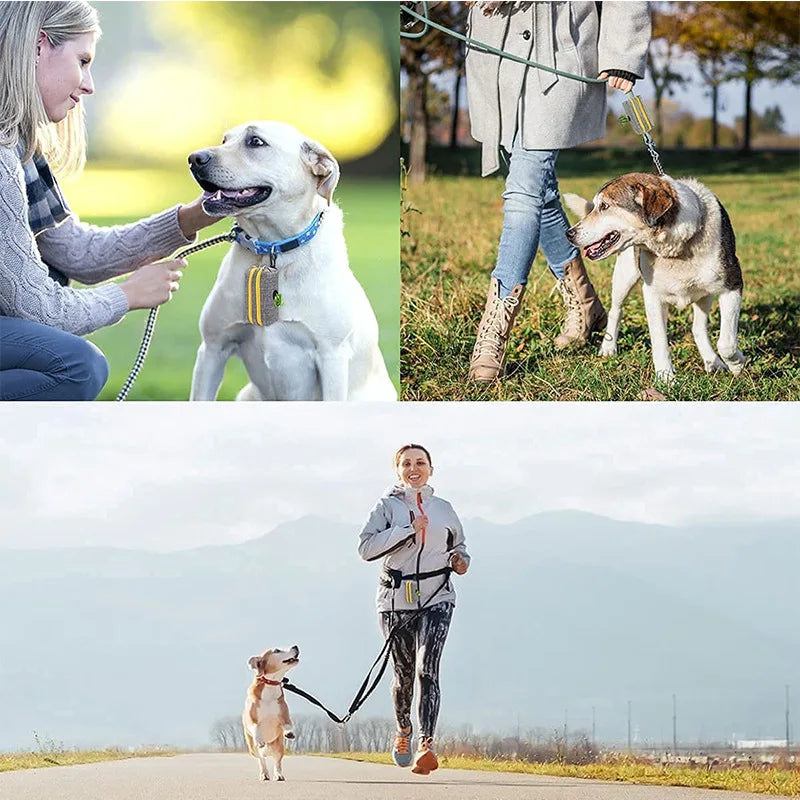 Suporte para Sacos de Cocô de Cães - Acessório Prático para Limpeza em Passeios