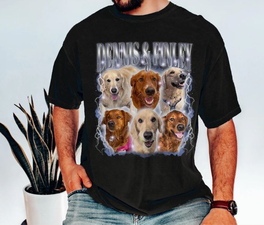 Camisa Personalizada para Cães – Presente de Homenagem e Memória para Pets | Alta Qualidade, Moderno, Durável, Confortável