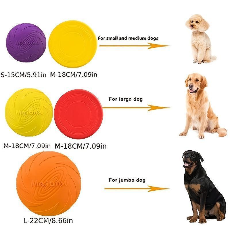 Disco de Silicone para Treinamento Canino - Brinquedo Interativo e Seguro