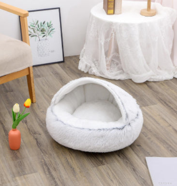 Cama Térmica 2 em 1 para Gatos - Aconchego e Conforto no Inverno