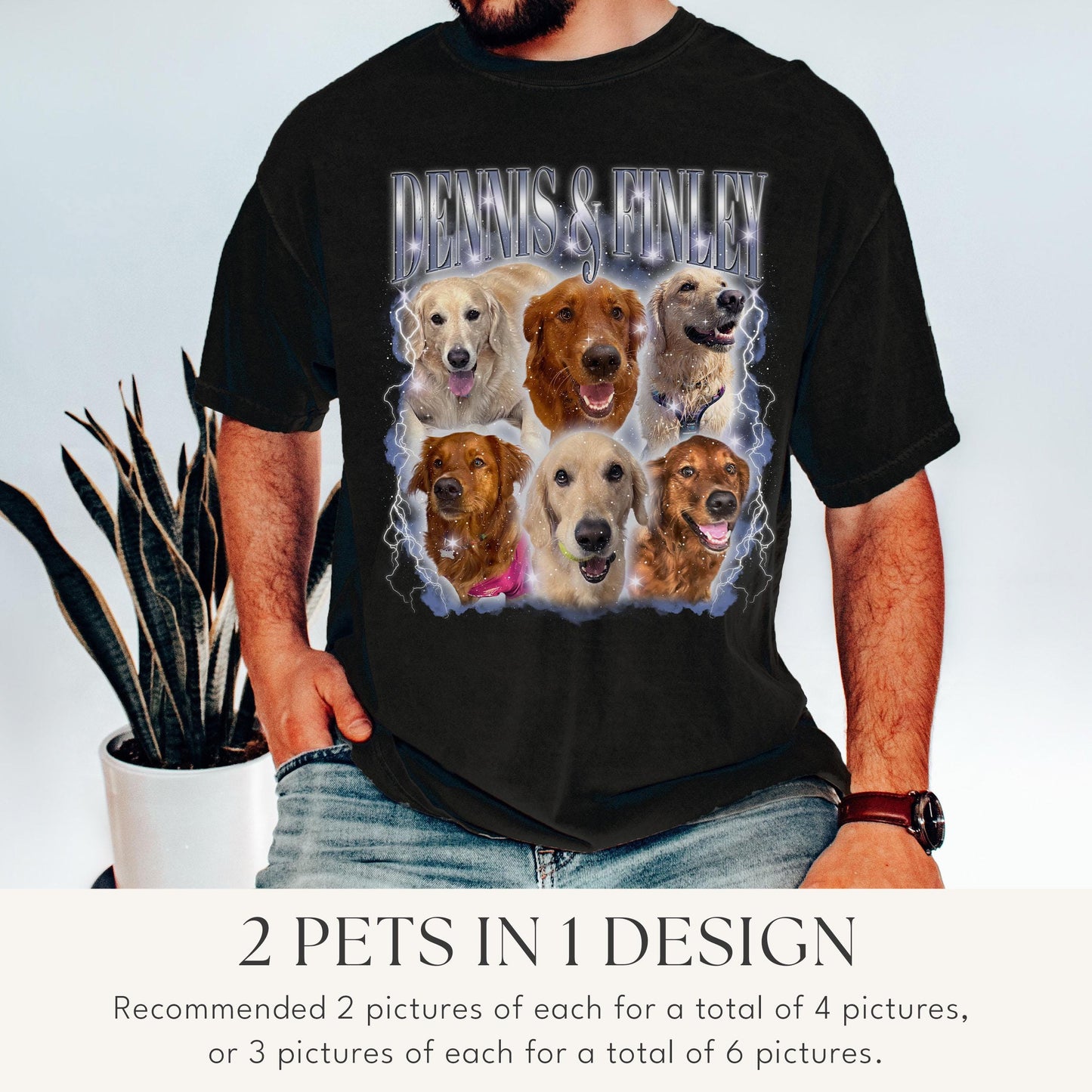 Camisa Personalizada para Cães – Presente de Homenagem e Memória para Pets | Alta Qualidade, Moderno, Durável, Confortável