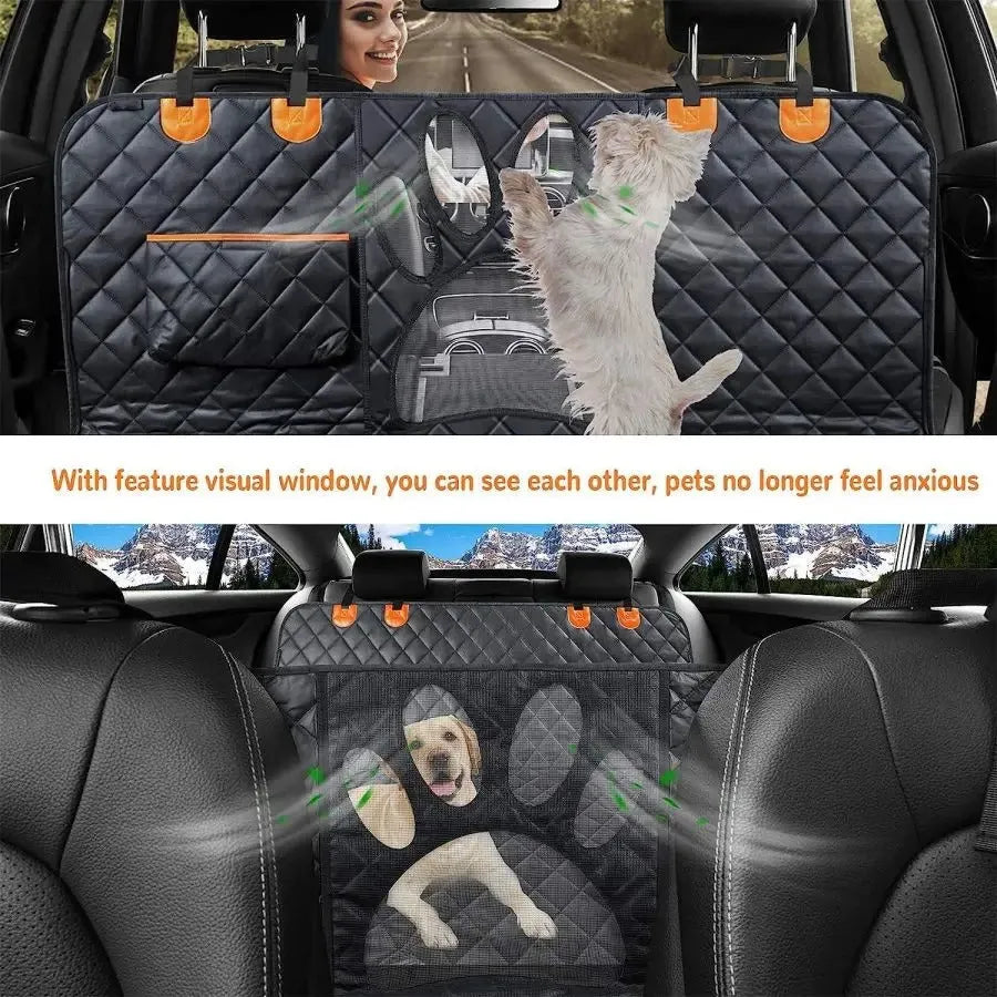 Capa Impermeável para Banco de Carro de Cachorro – Confortável e Resistente